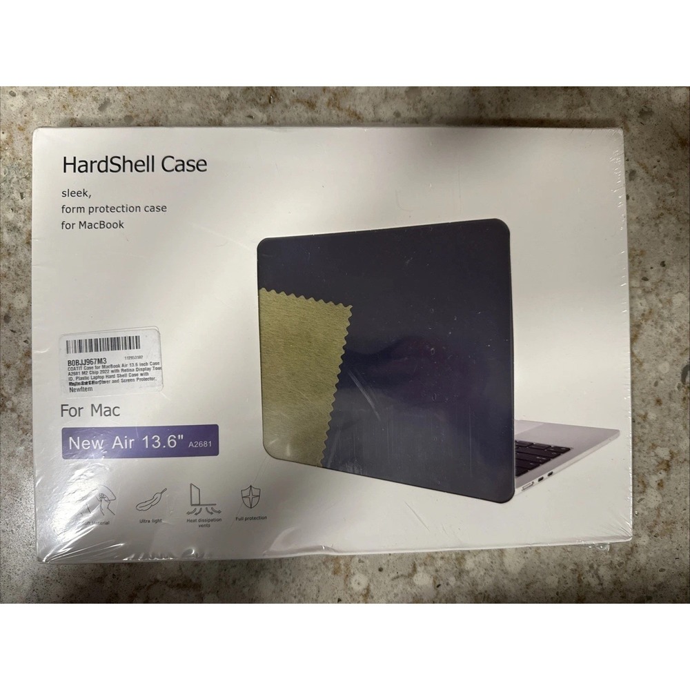 NEW in BOX Mac Pro 13" Hard Shell Case Laptop Cover Floral